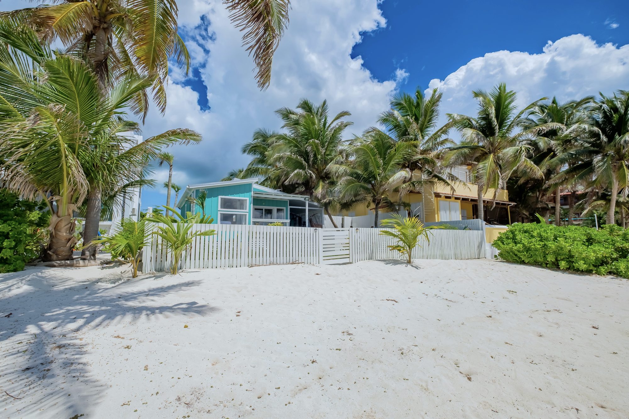 Beachfront property San Pedro Belize - exterior view